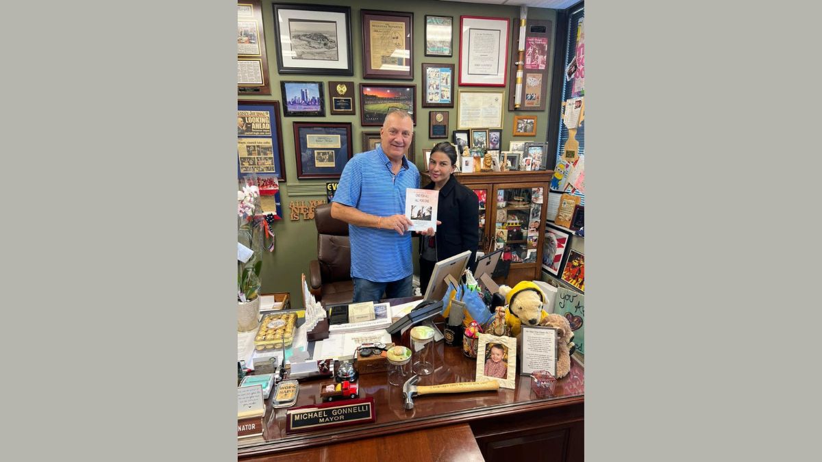 The Mayor of Secaucus, New Jersey Receives A Copy of The Best-Selling Book of The Decade From Author- Ambassador Paris Keswani