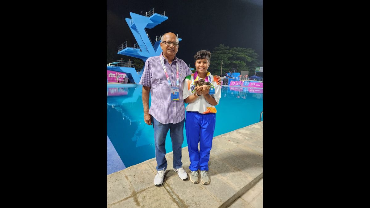 MP’s Palak Sharma’s double golden dive creates history by leaving behind older, experienced divers