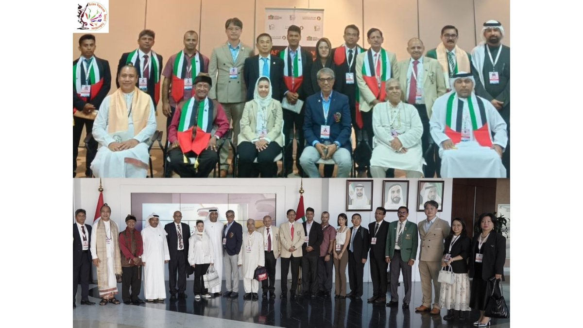 यूएई में 6वीं एशियाई योगासन चैम्पियनशिप और अरब प्रशिक्षण शिविर