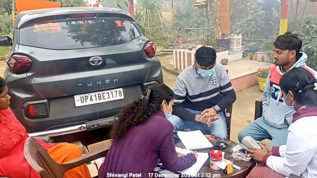 बाराबंकी के मलौली में 14वां निःशुल्क स्वास्थ्य शिविर संपन्न